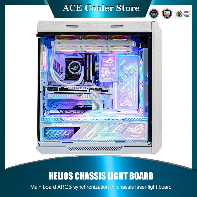 Gaming Accessories Decor - RGB Mirror PC Case Backplate Panel