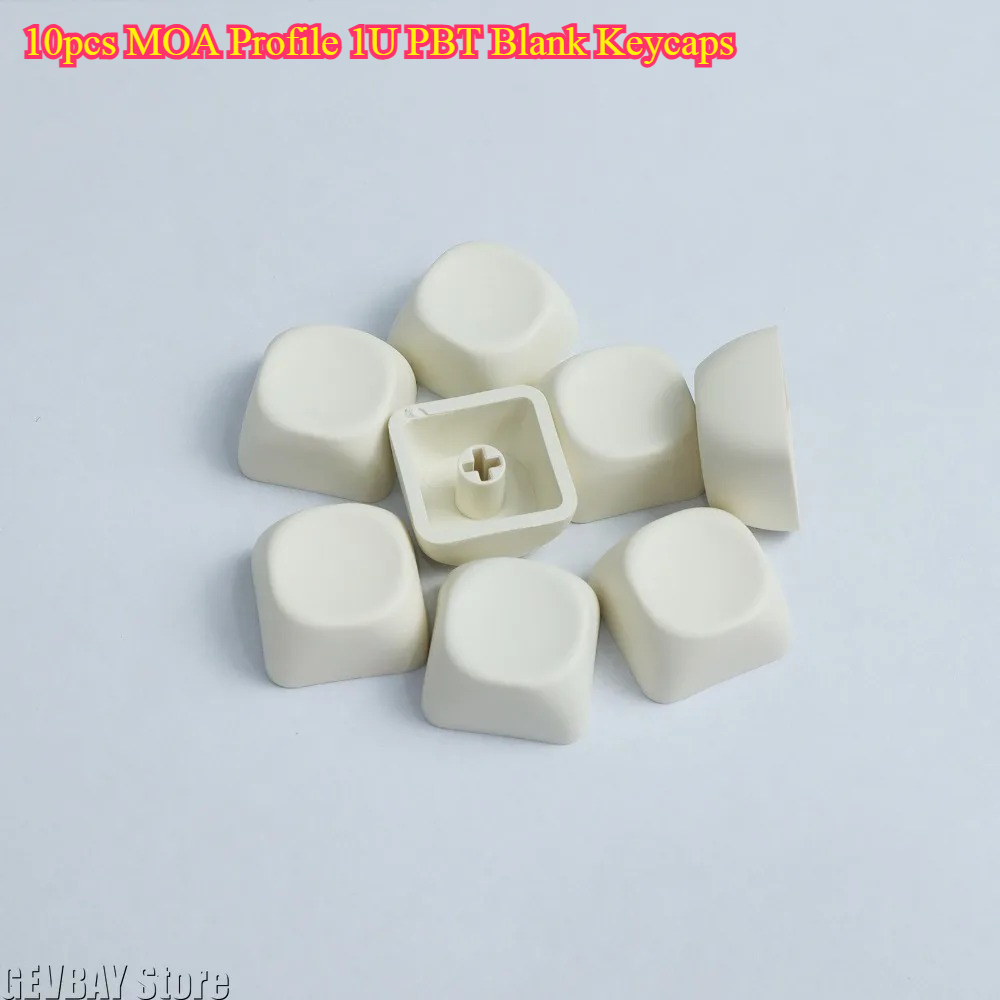 Gaming Accessories Aesthetic - 10pcs MOA Profile 1U PBT Blank