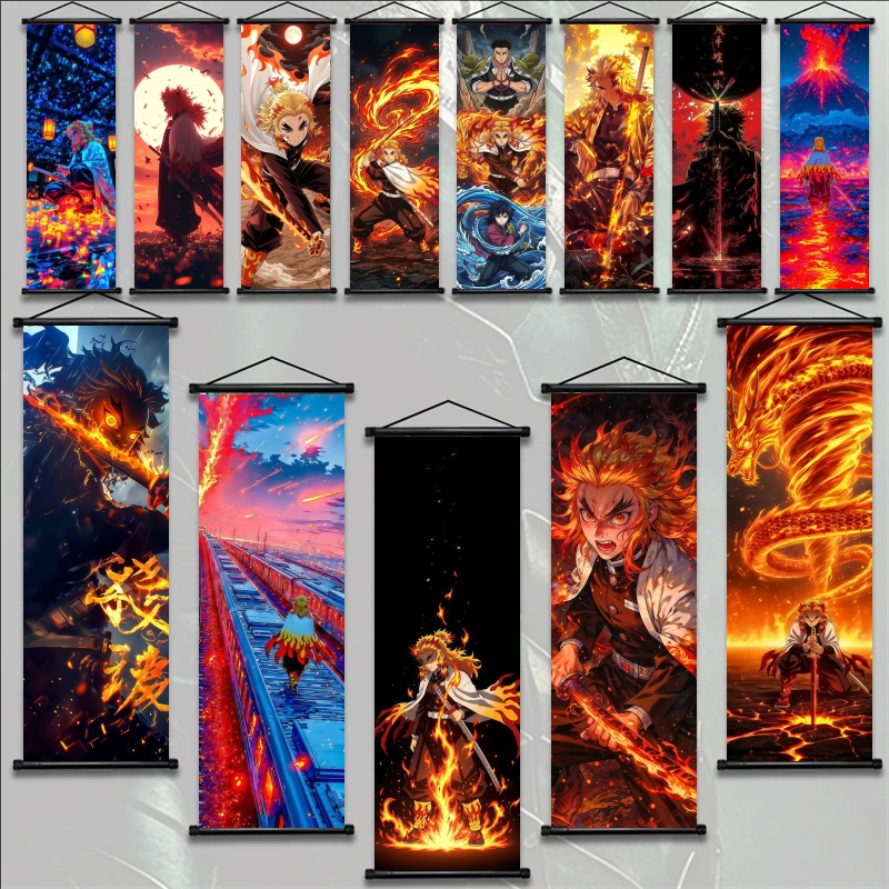 Gaming Accessories Decor - Demon Slayer Kyojuro Rengoku HD Print