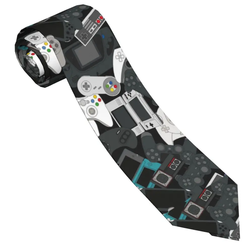 Gaming Accessories Men - Gamer Controller All Neckties Unisex Polyester