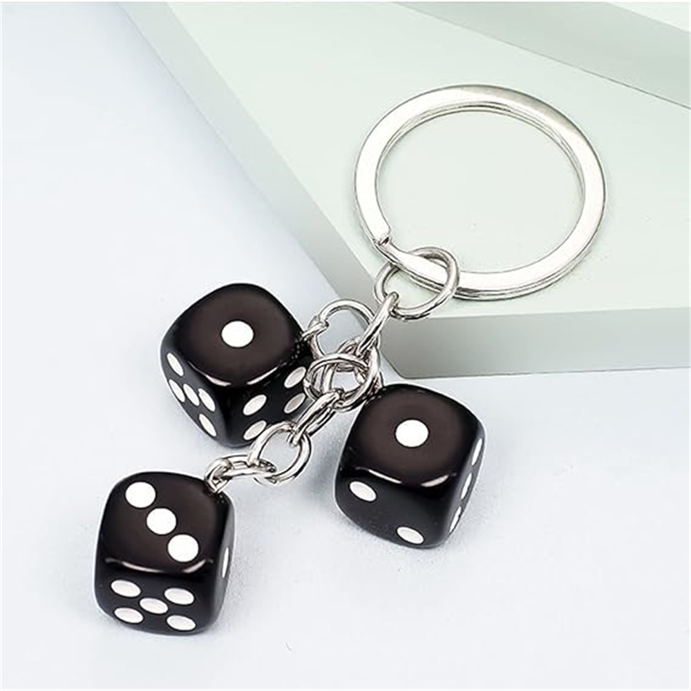 Cute 3D Dice Keychain Gaming R - Gaming Accessories Men recension och pris