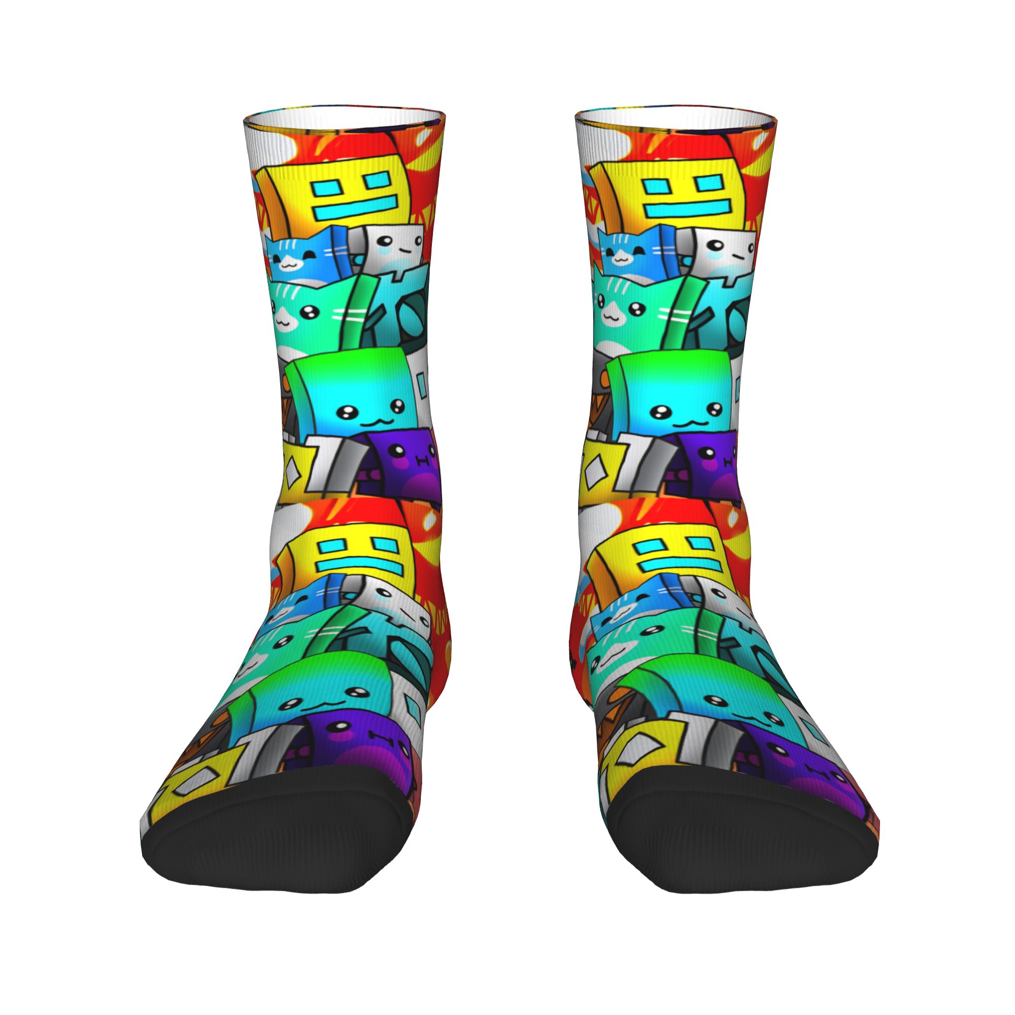 Unisex Men Socks Geometry Gami - Gaming Accessories Men recension och pris