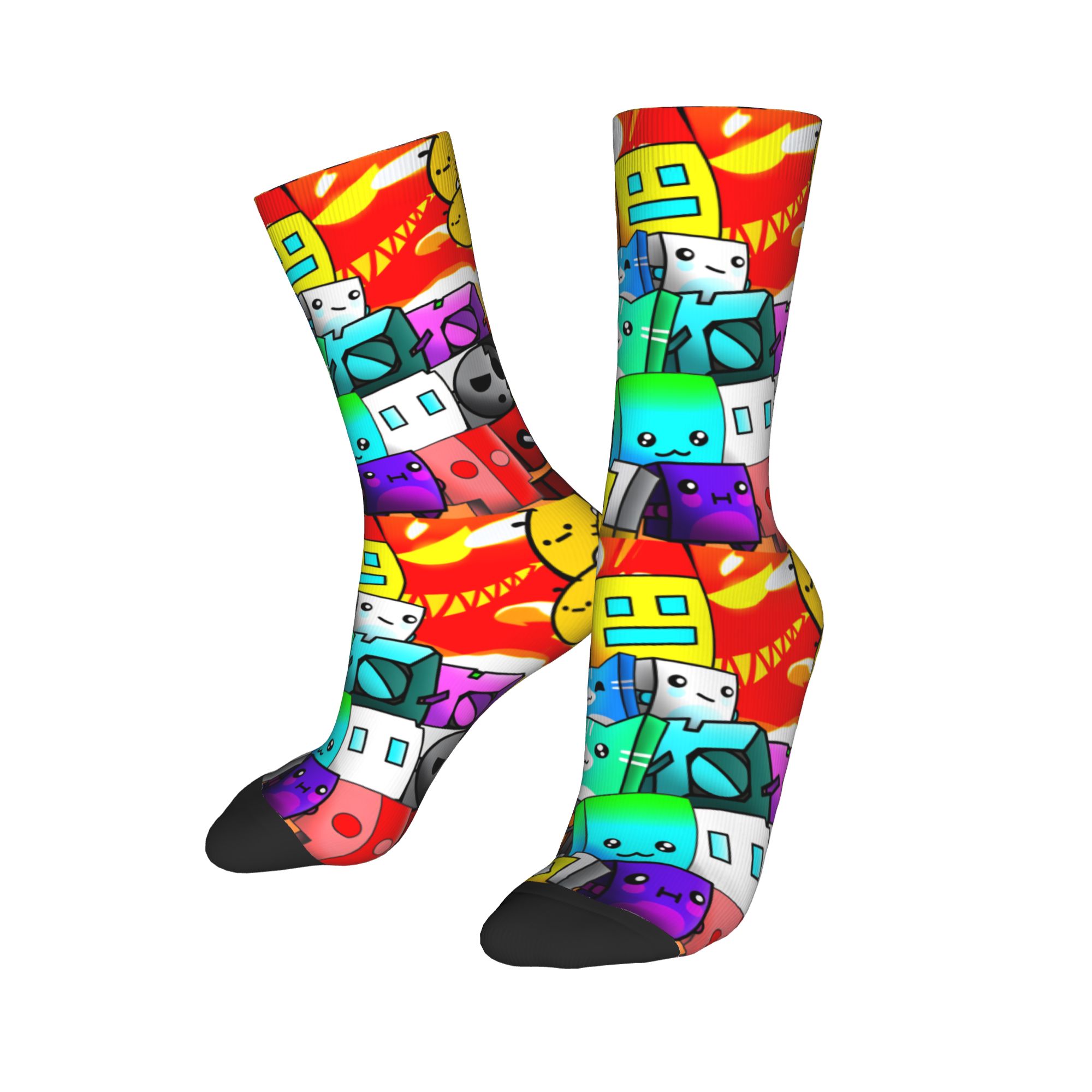 Unisex Men Socks Geometry Gami - Gaming Accessories Men recension och pris