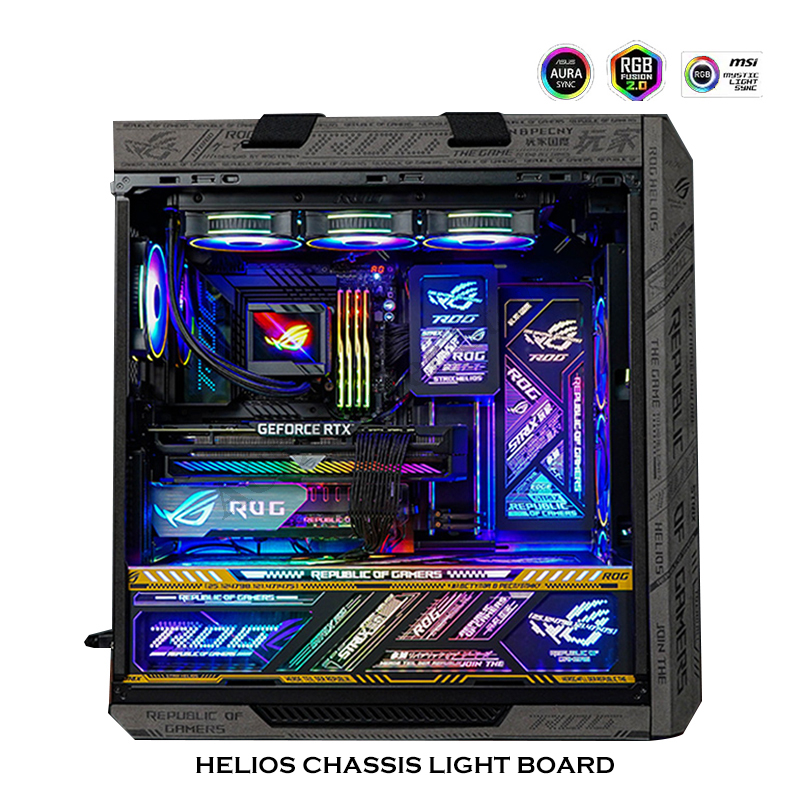 RGB Mirror PC Case Backplate P - Gaming Accessories Decor recension och pris