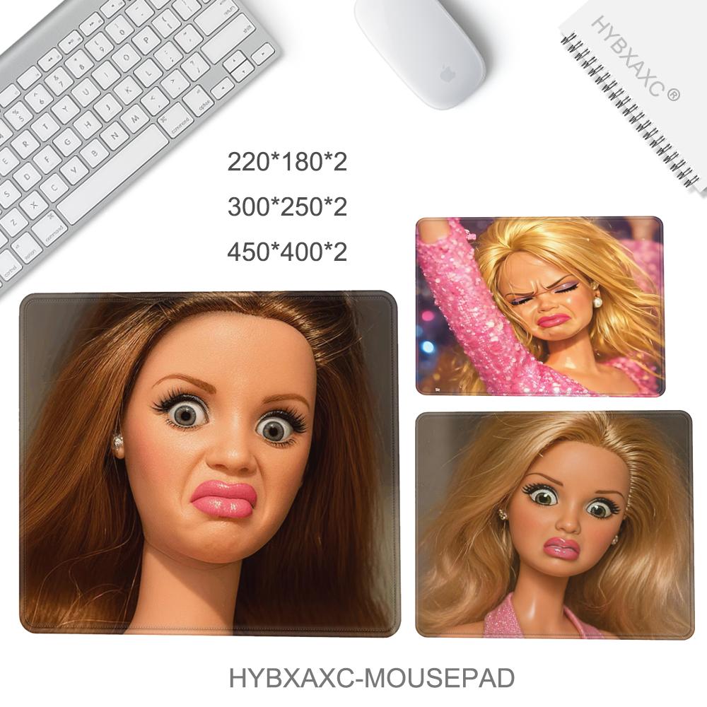 Cute Funny Doll Face Mouse Pad - Gaming Accessories Table recension och pris