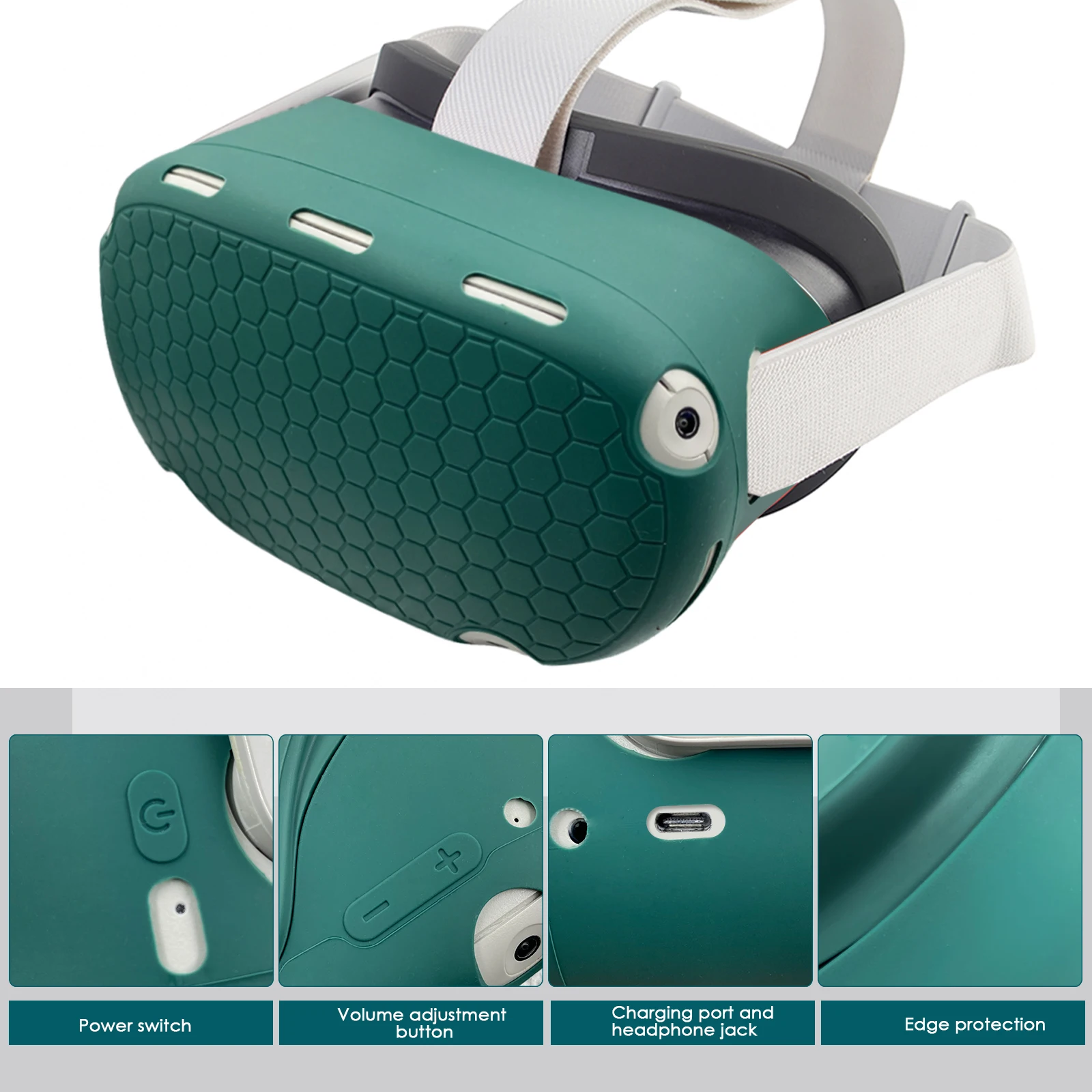 Silicone Protective Cover Shel - Gaming Accessories Headset recension och pris