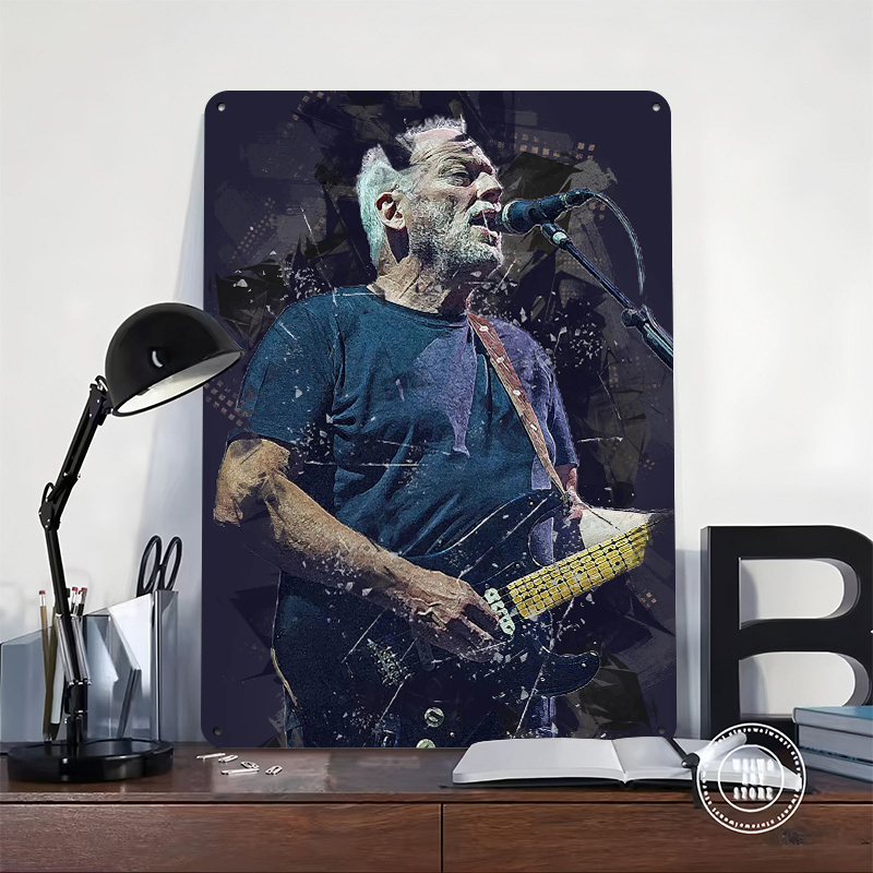 David Gilmour Metal Poster Cus - Gaming Accessories Men recension och pris