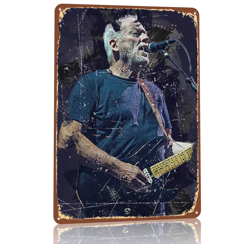 David Gilmour Metal Poster Cus - Gaming Accessories Men recension och pris
