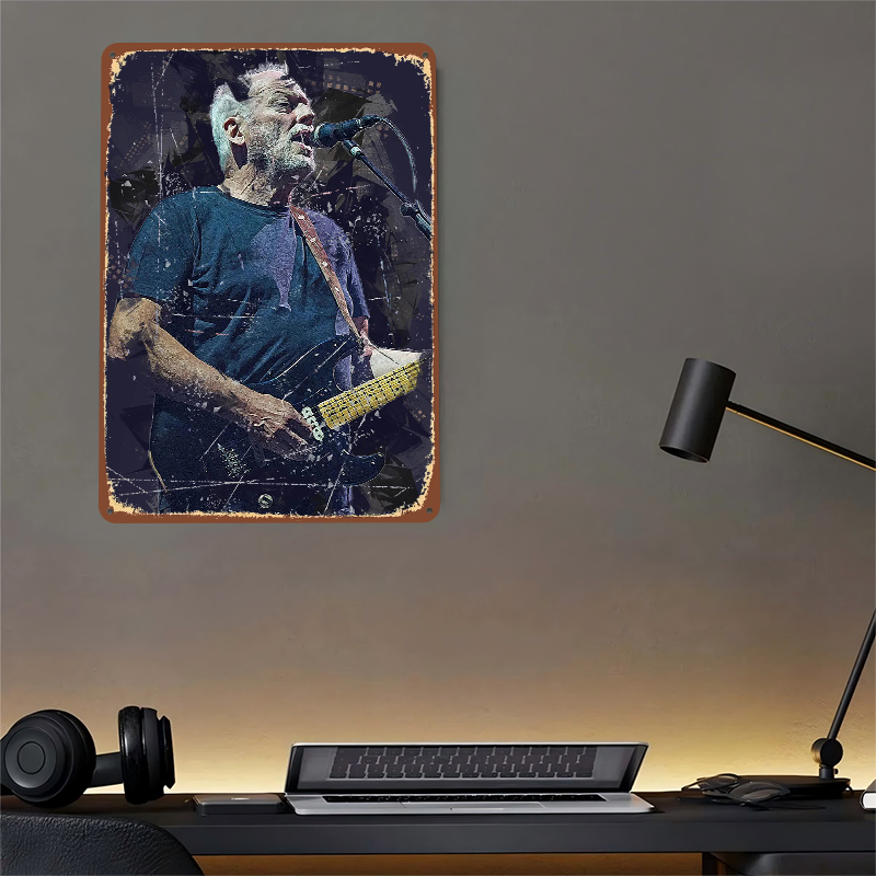 David Gilmour Metal Poster Cus - Gaming Accessories Men recension och pris