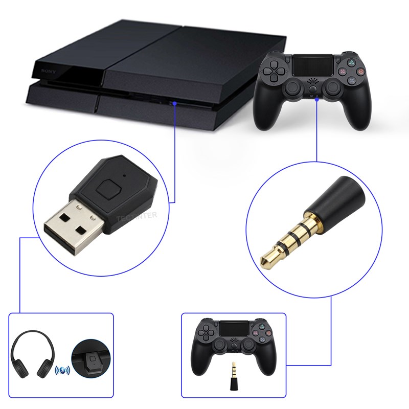USB Wireless Adapter Receiver  - Gaming Accessories Headset recension och pris