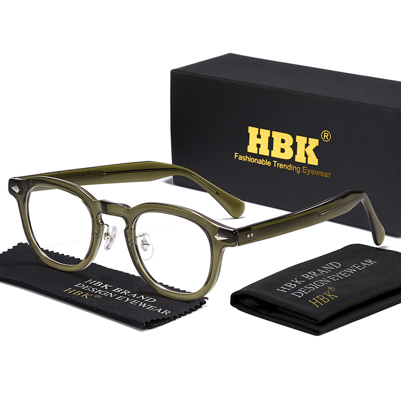 HBK Retro Oval Glasses Frames  - Gaming Accessories Men recension och pris