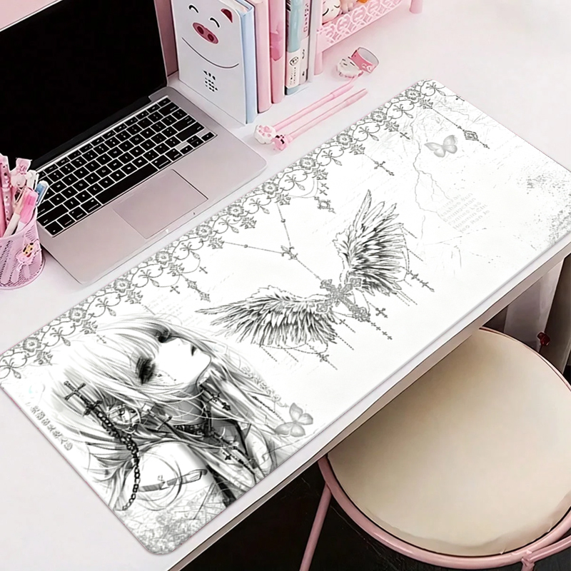 Leather Mousepad Black White A - Gaming Accessories Deals recension och pris