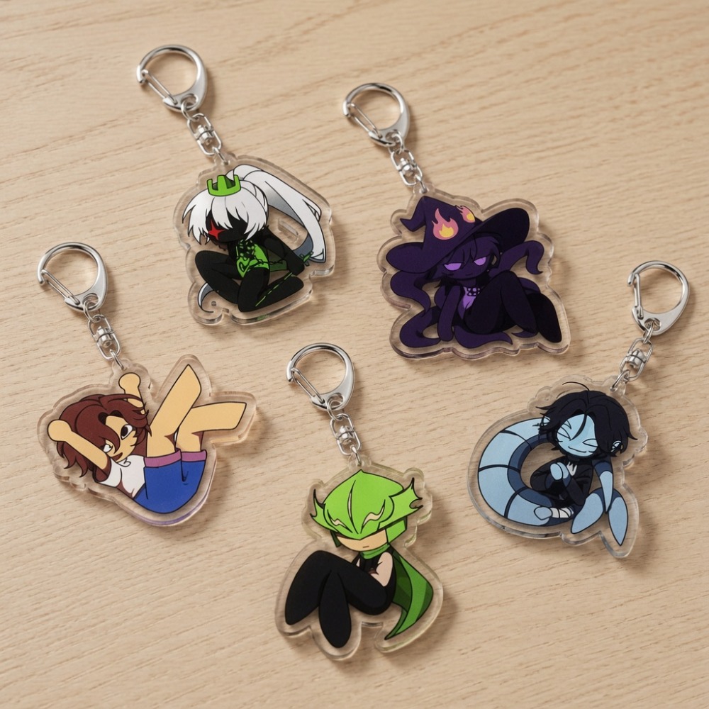 Cute Cartoon Chibi Keychains A - Gaming Accessories Deals recension och pris